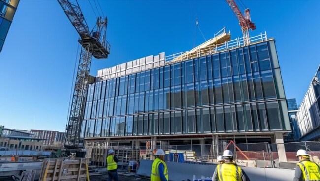 A building under construction