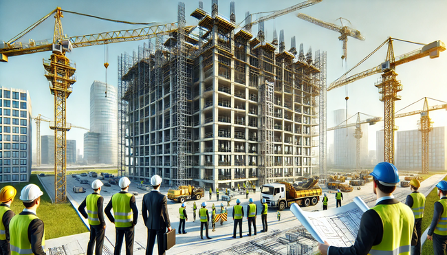 A building under construction
