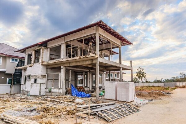 A new building construction