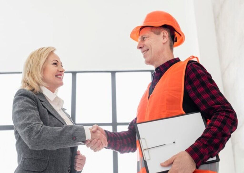 Contractors obtaining the building permits