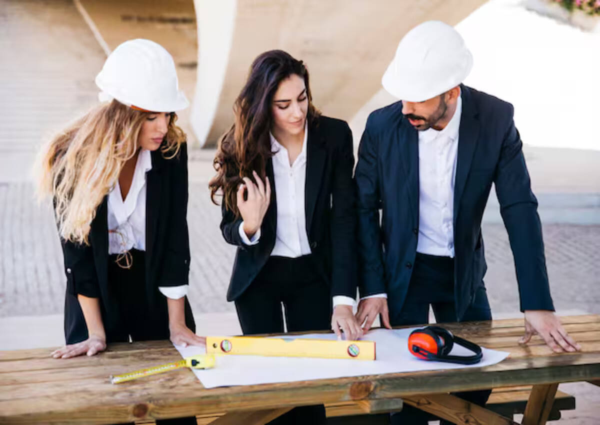 Teams developing specifications and adhering to building codes
