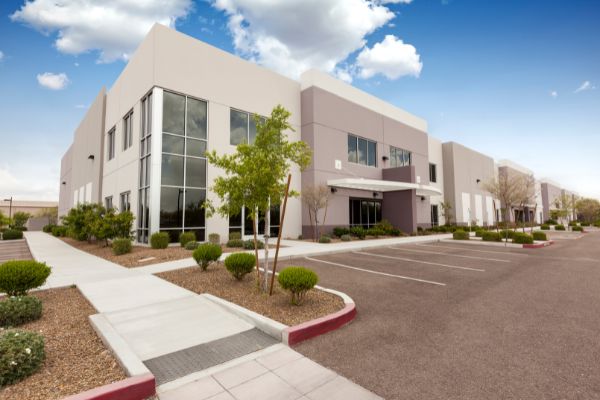 Modern medical office building exterior