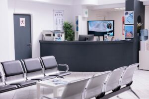 medical office building waiting room lobby