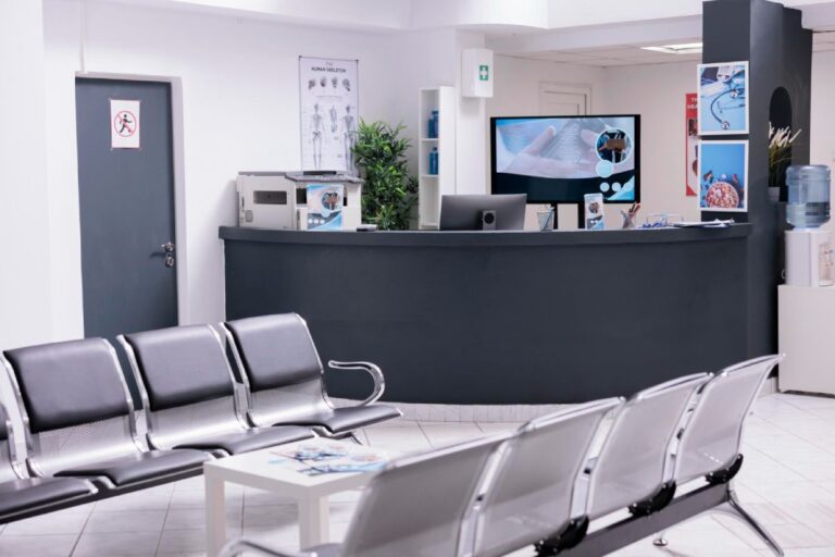 medical office building waiting room lobby