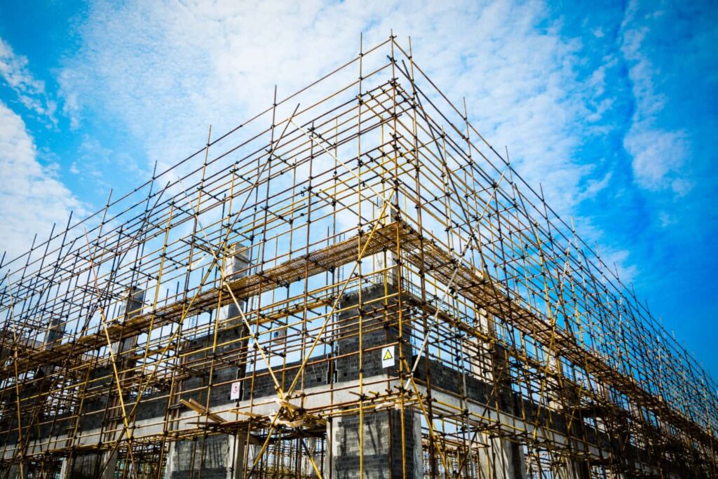 Commercial Building Construction in Progress