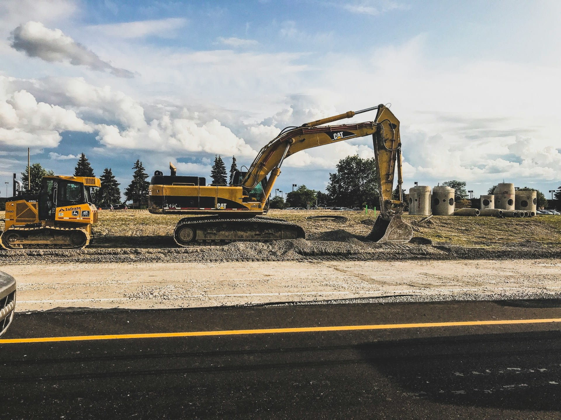 A Road Under Construction — an Example of a Civil Construction Project